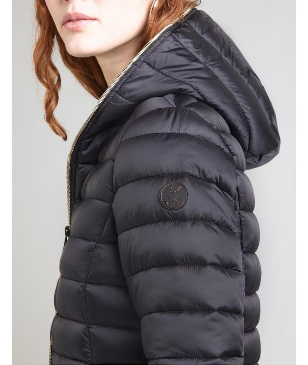 SAVE THE DUCK Черный пуховик, фото 2