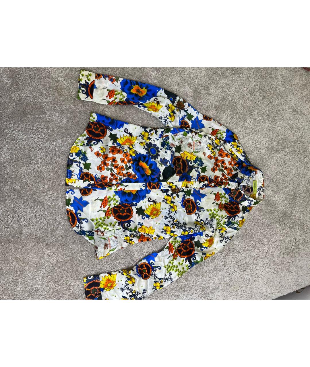 VERSACE JEANS COUTURE Белая вискозная блузы, фото 5