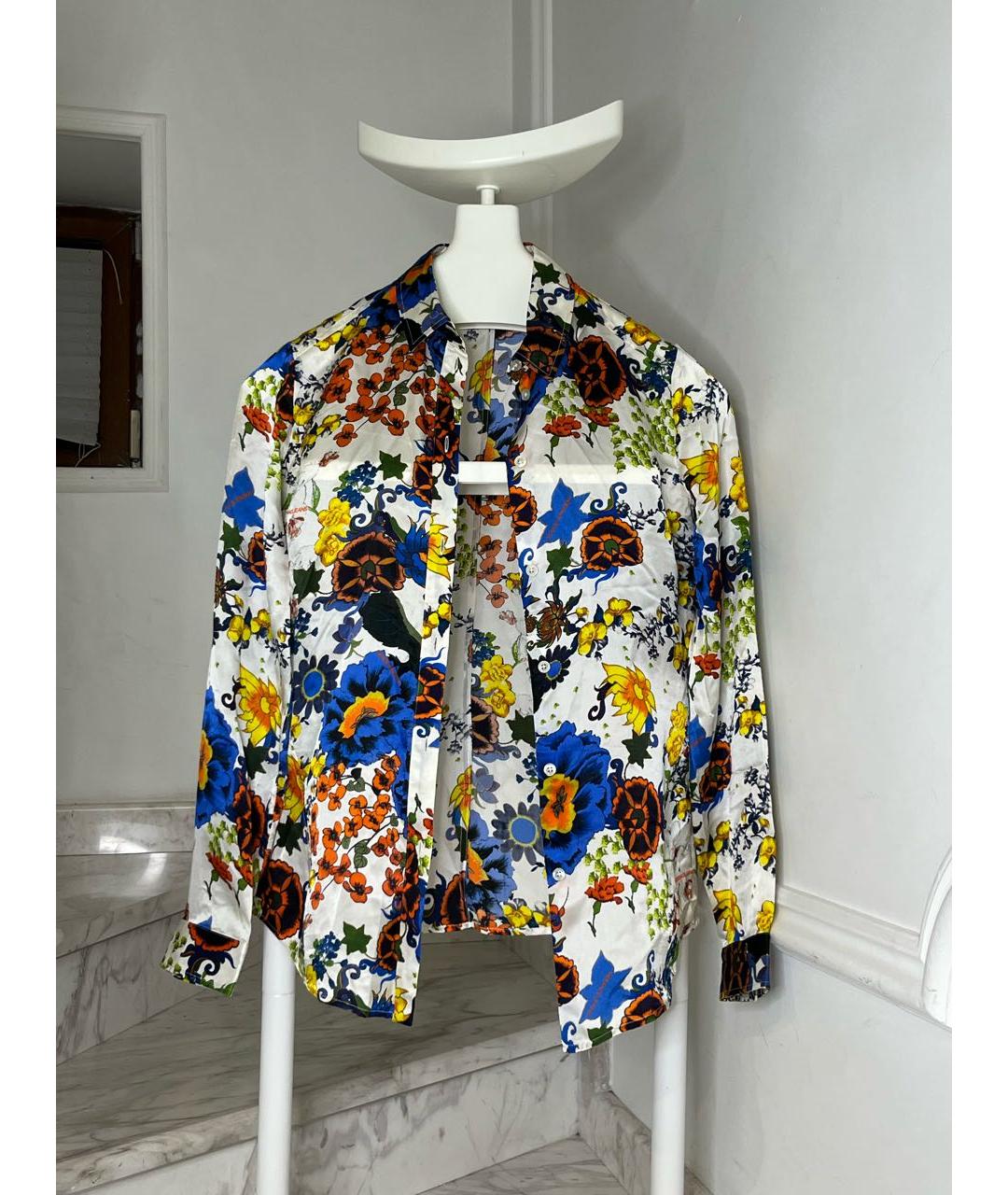 VERSACE JEANS COUTURE Белая вискозная блузы, фото 6