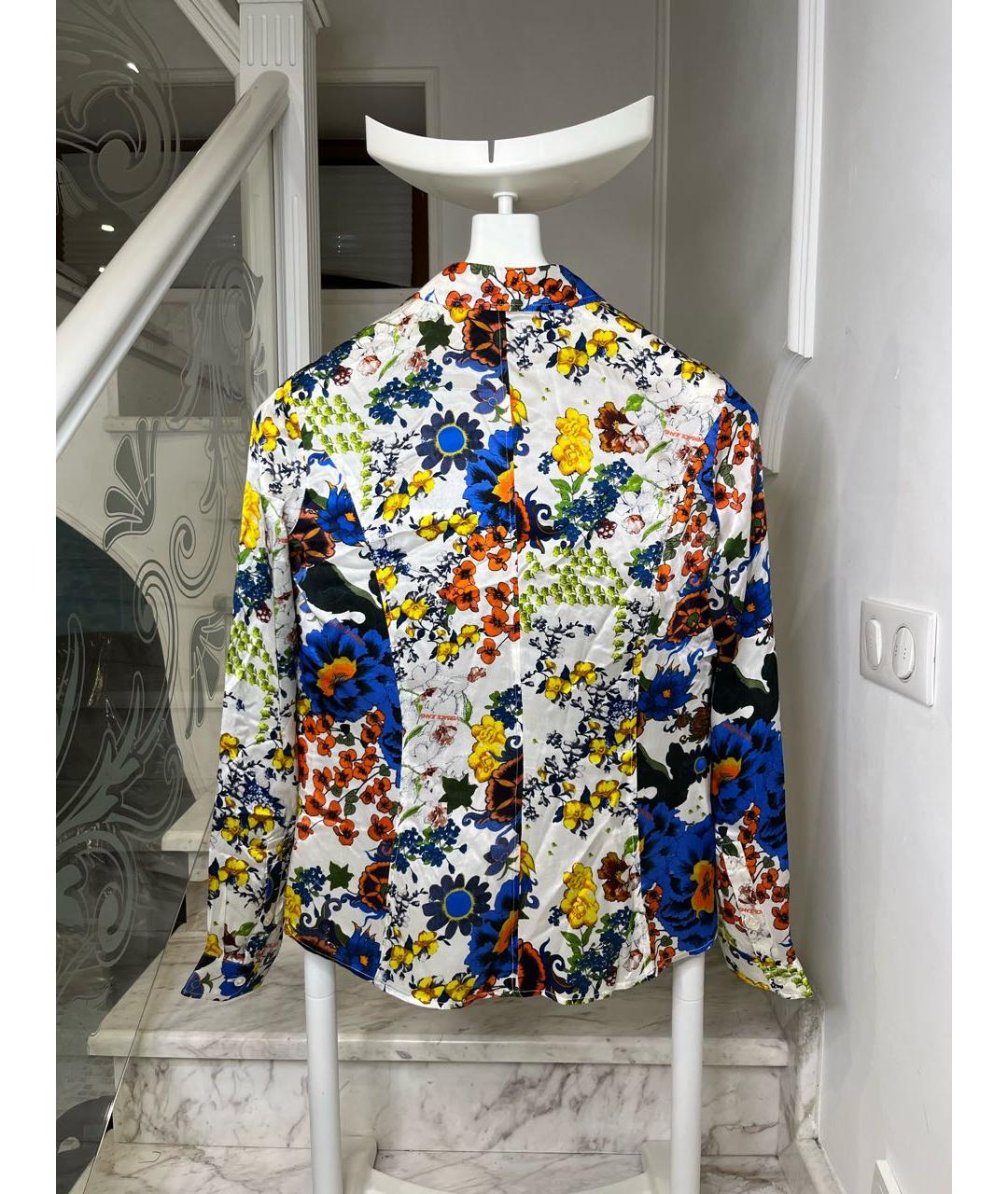 VERSACE JEANS COUTURE Белая вискозная блузы, фото 2