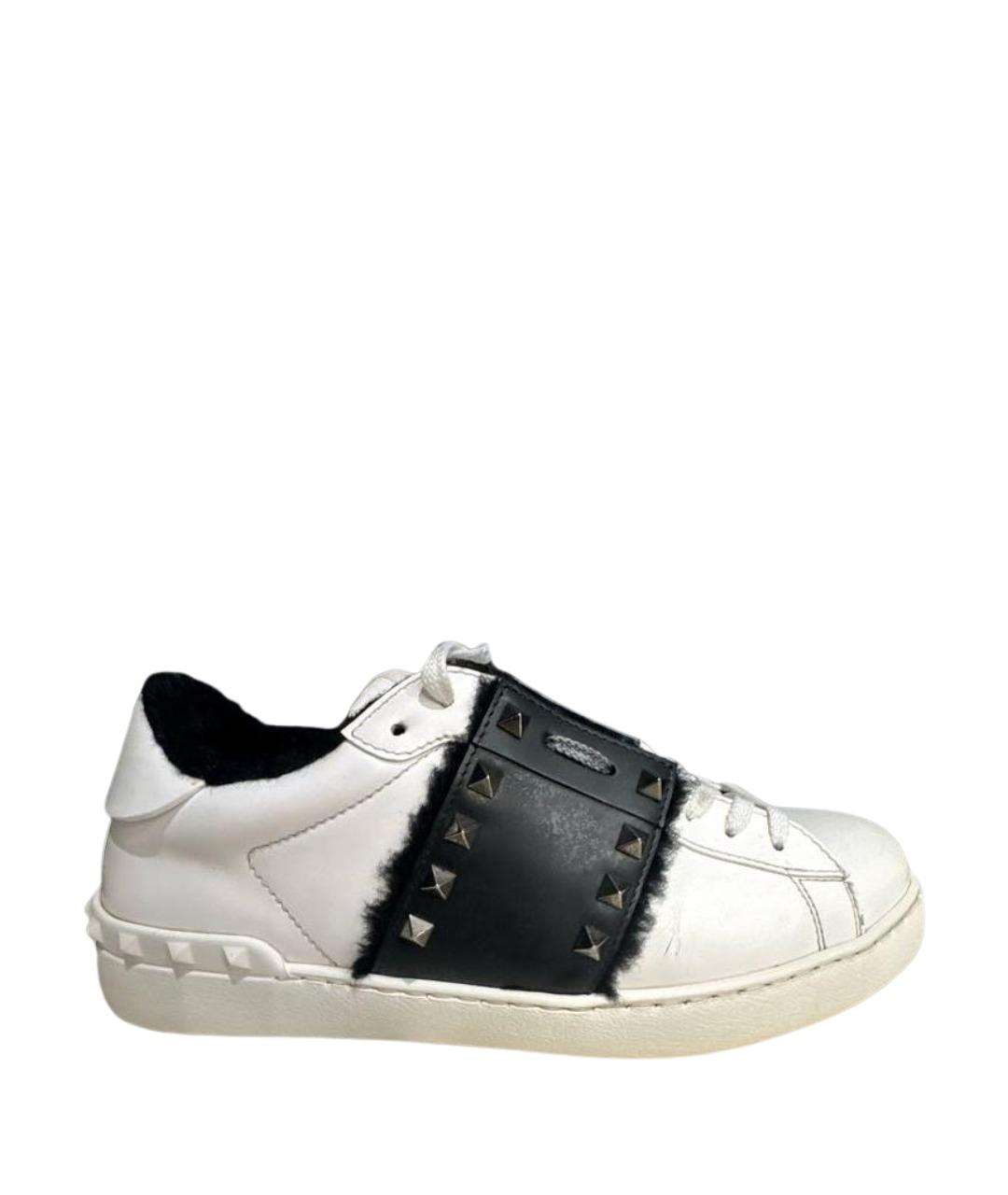 VALENTINO Кожаные низкие кроссовки / кеды, фото 1