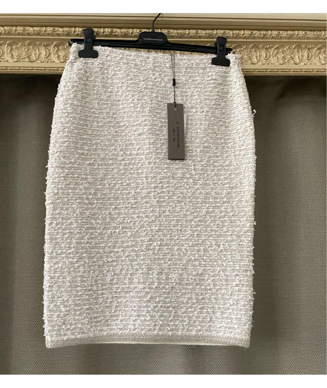 D.EXTERIOR Белая юбка миди, фото 7