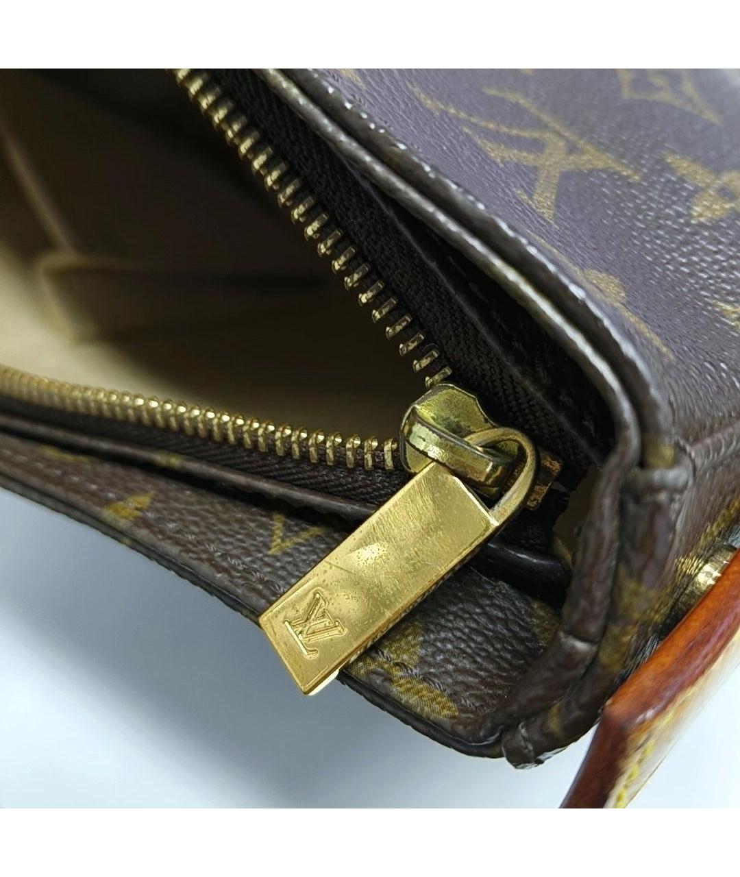 LOUIS VUITTON Коричневая сумка с короткими ручками, фото 7