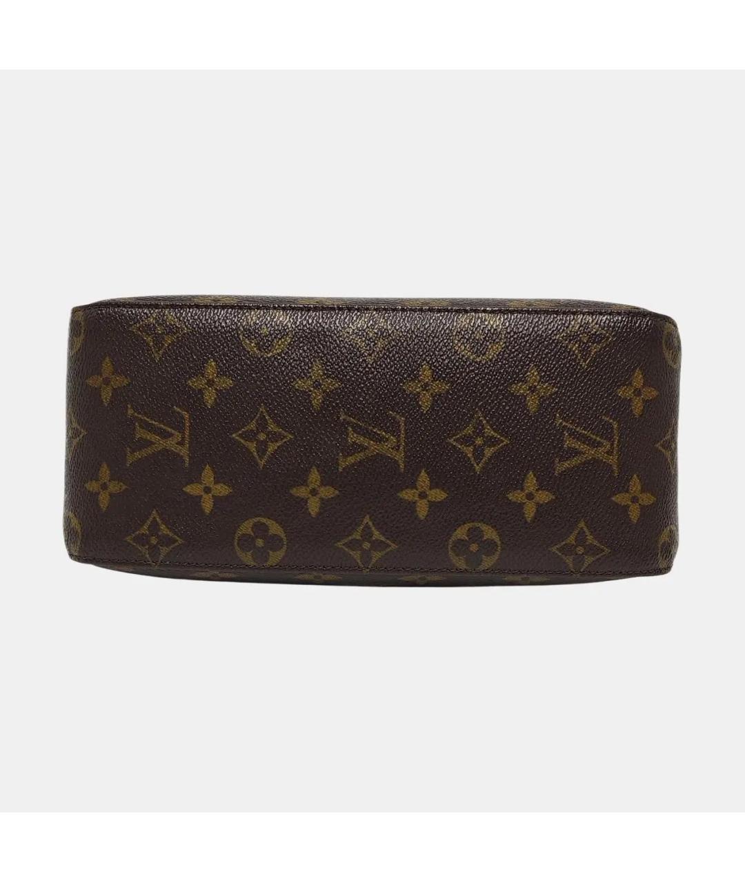 LOUIS VUITTON Коричневая сумка с короткими ручками, фото 4