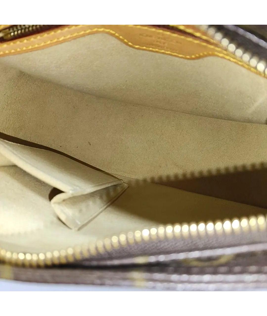 LOUIS VUITTON Коричневая сумка с короткими ручками, фото 5