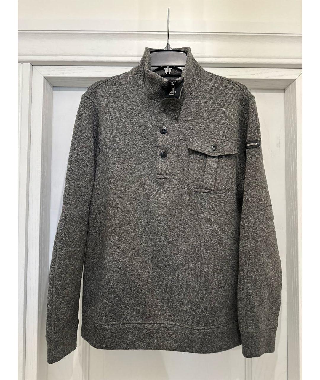 POLO RALPH LAUREN Серый полиэстеровый джемпер / свитер, фото 2