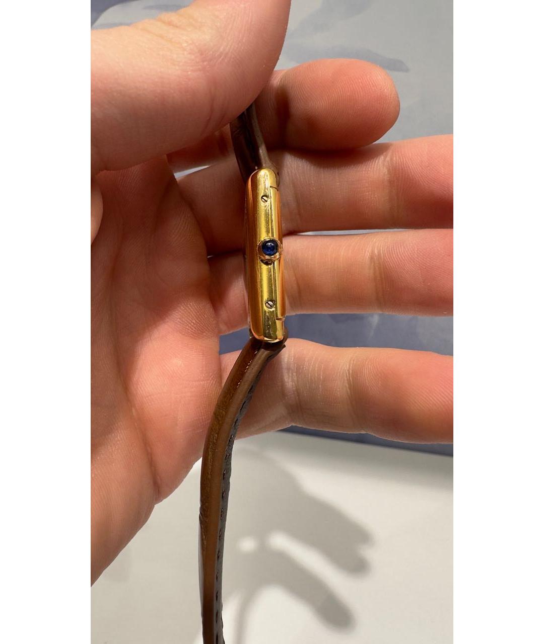 CARTIER Золотые позолоченные часы, фото 4