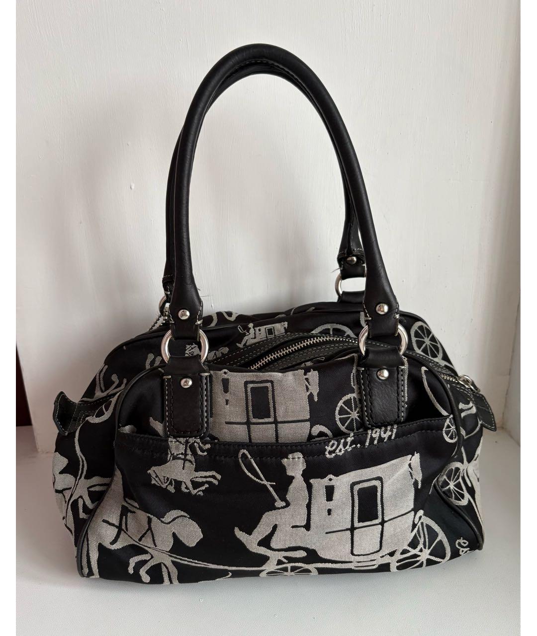 COACH Черная сумка через плечо, фото 3