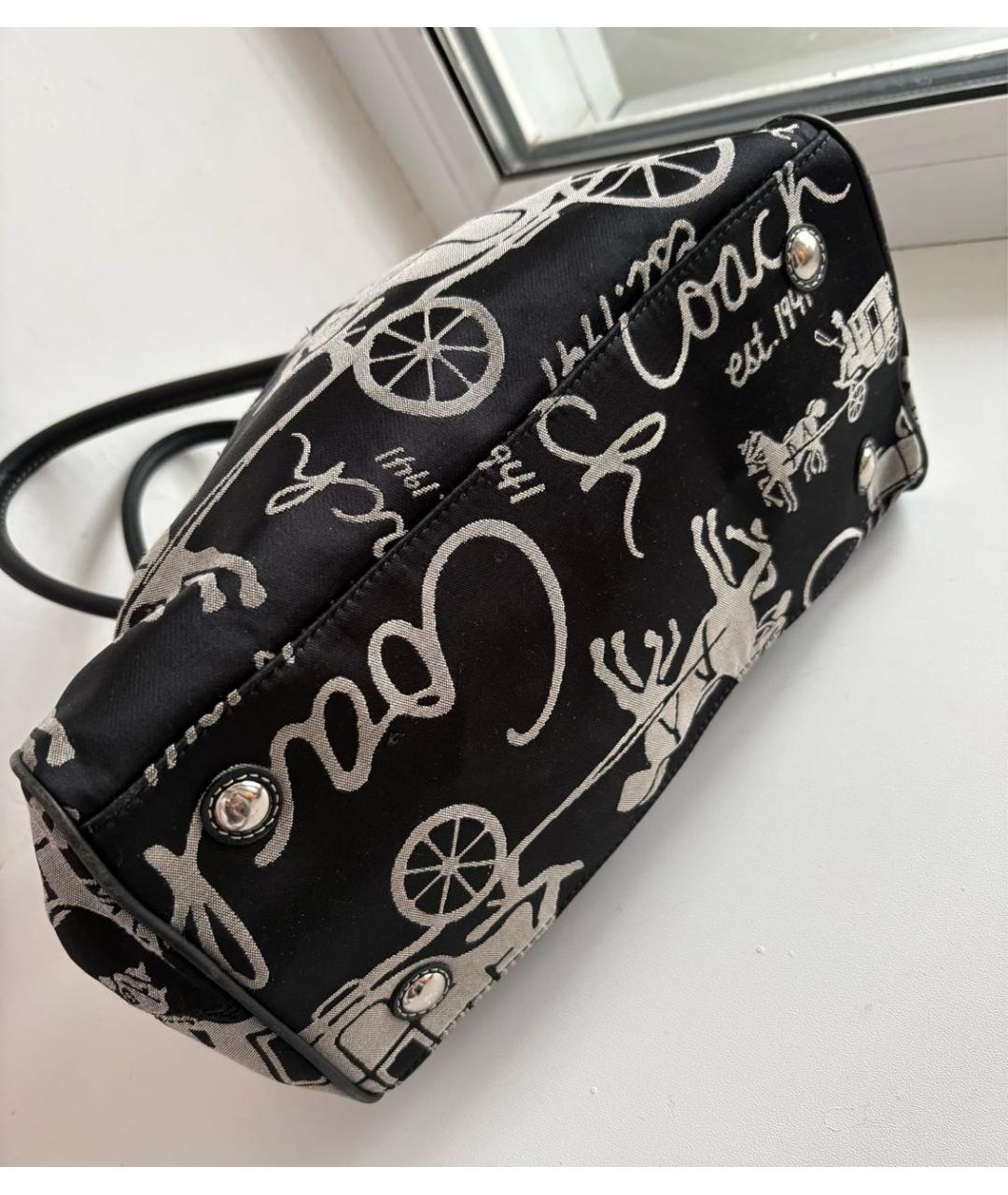 COACH Черная сумка через плечо, фото 6