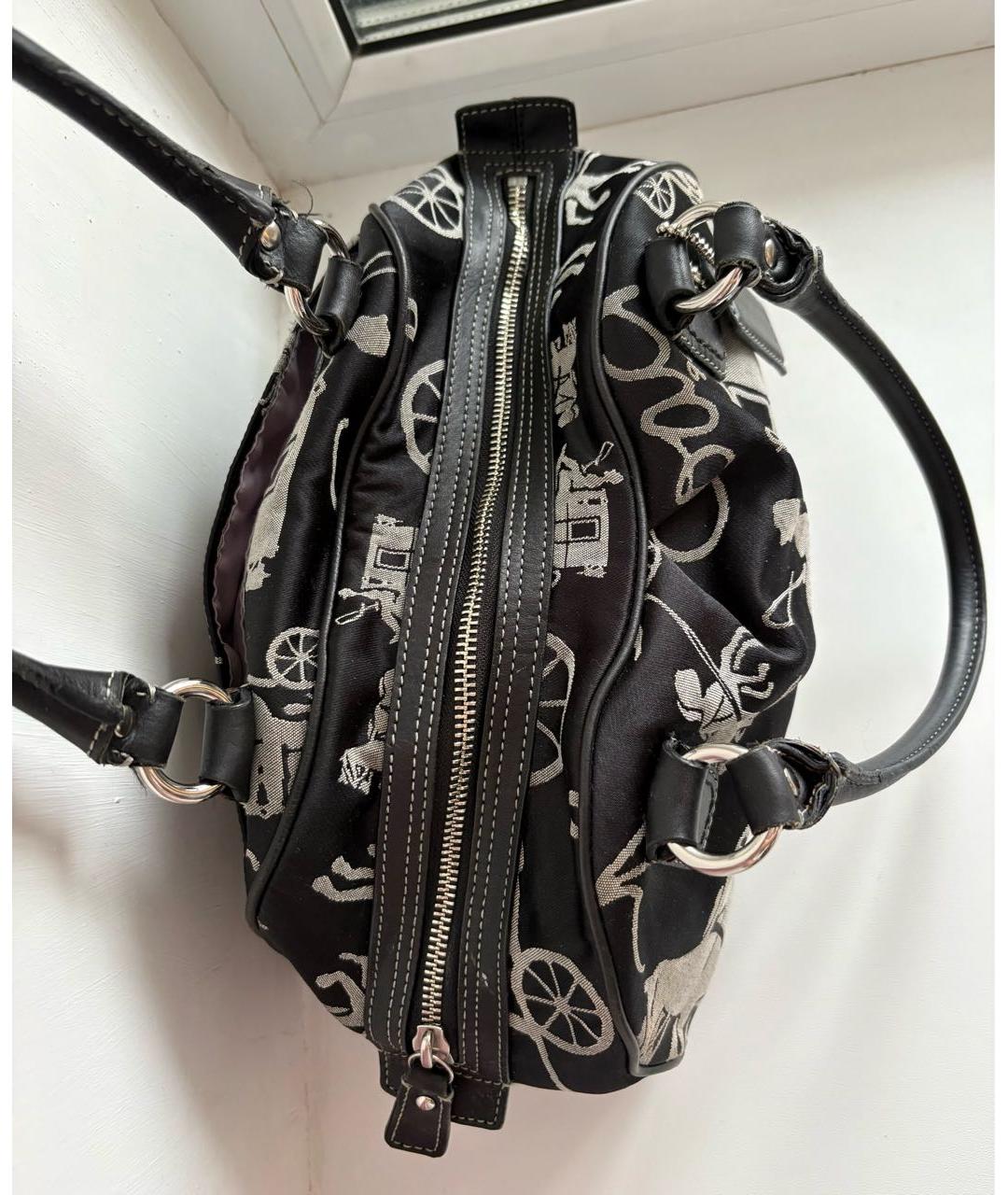 COACH Черная сумка через плечо, фото 5