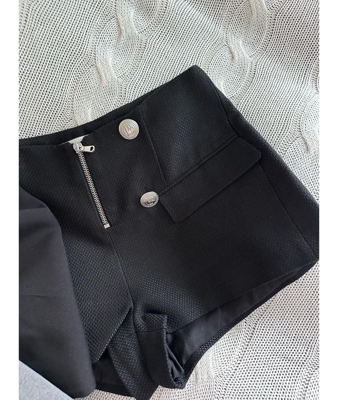 PIERRE BALMAIN Черные твидовые шорты, фото 5