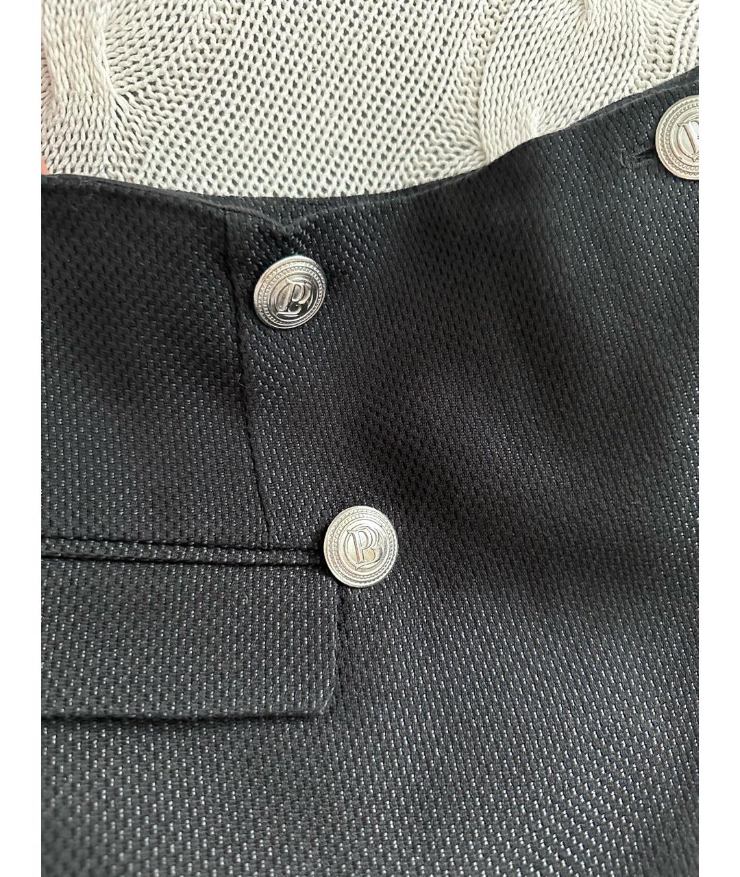 PIERRE BALMAIN Черные твидовые шорты, фото 3