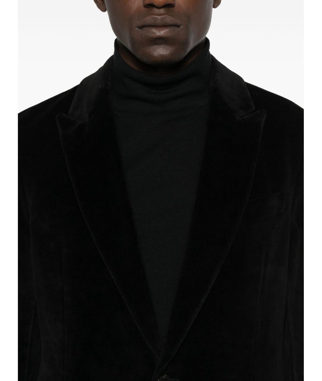 CIRCOLO 1901 Черный хлопковый пиджак, фото 4