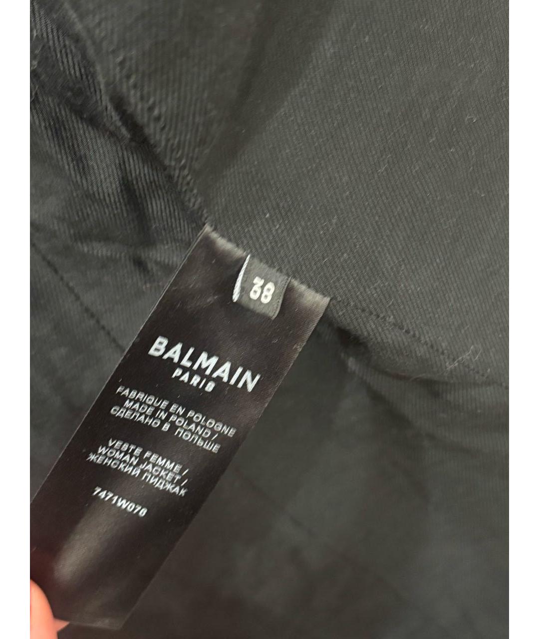 BALMAIN Бордовый шерстяной жакет/пиджак, фото 7