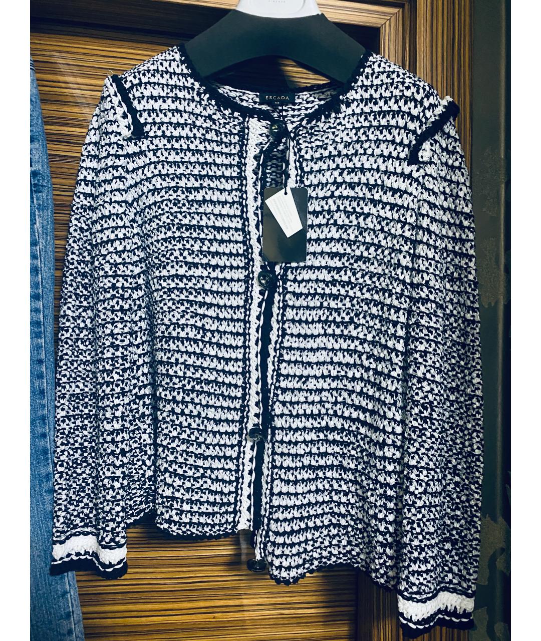 ESCADA Серебрянный вискозный жакет/пиджак, фото 4