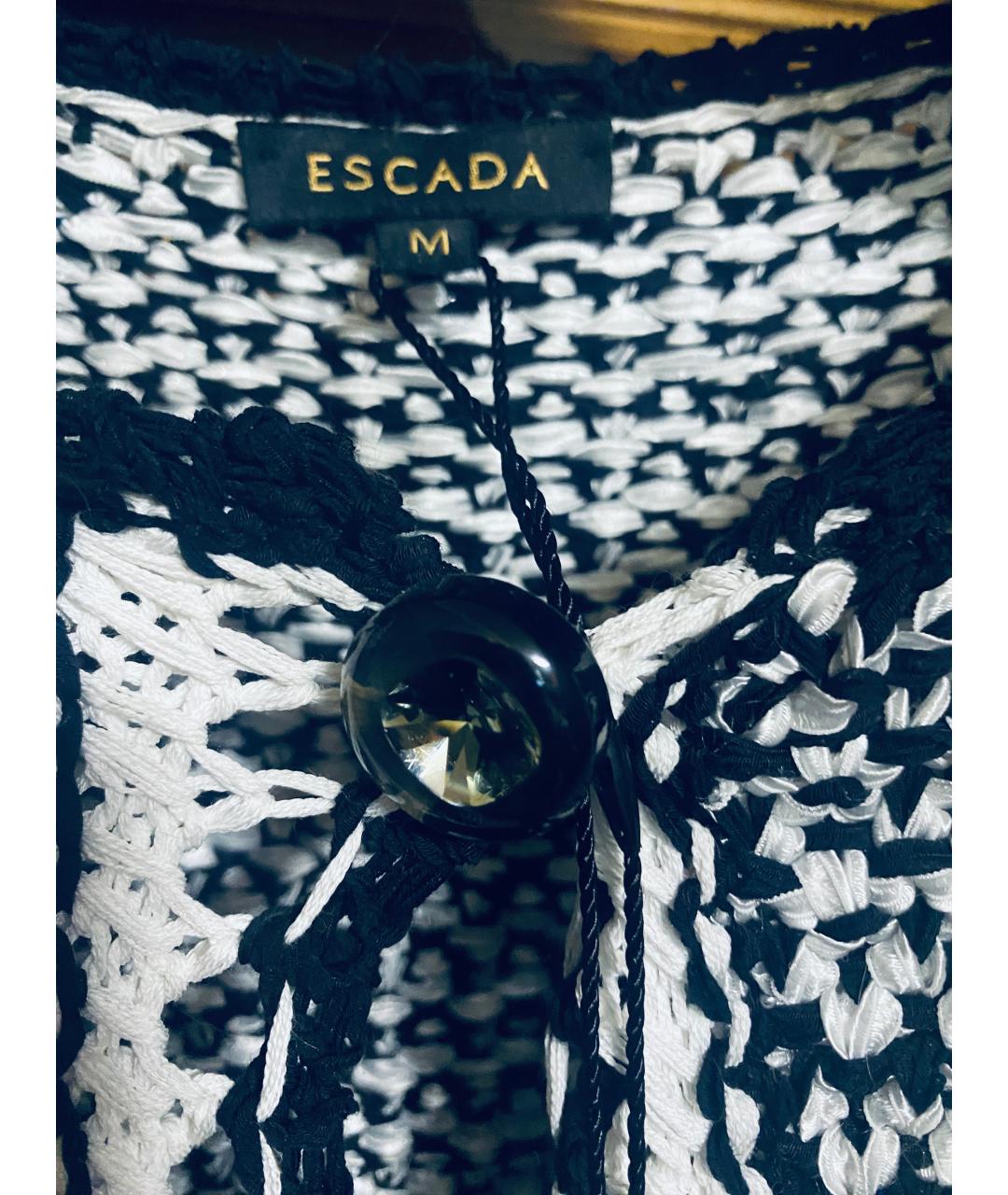 ESCADA Серебрянный вискозный жакет/пиджак, фото 2