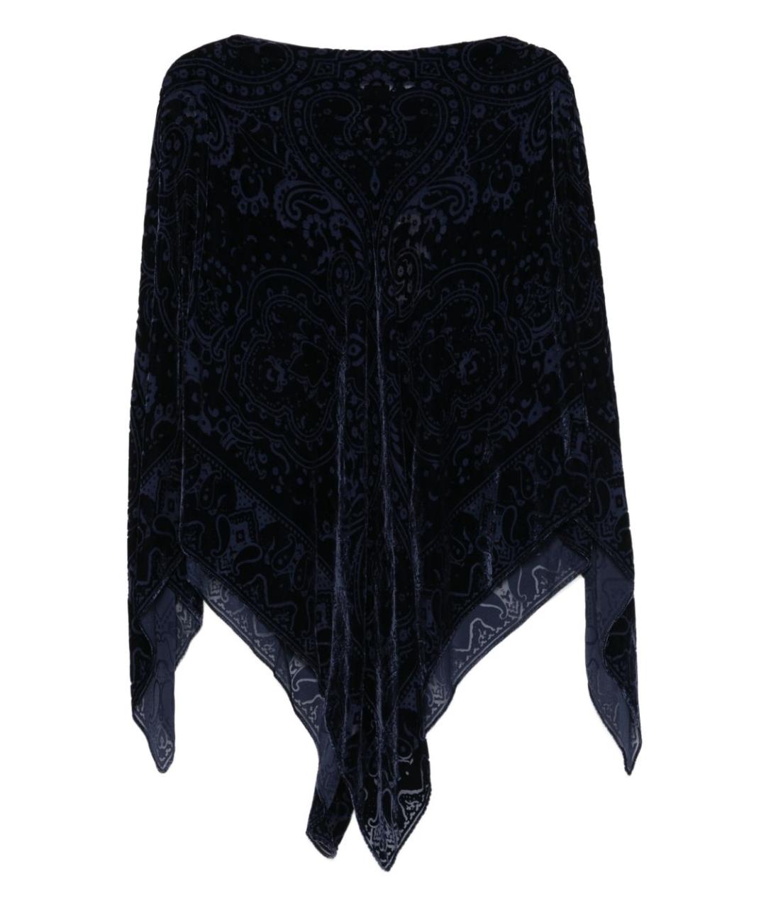 ETRO Синий шелковый джемпер / свитер, фото 1