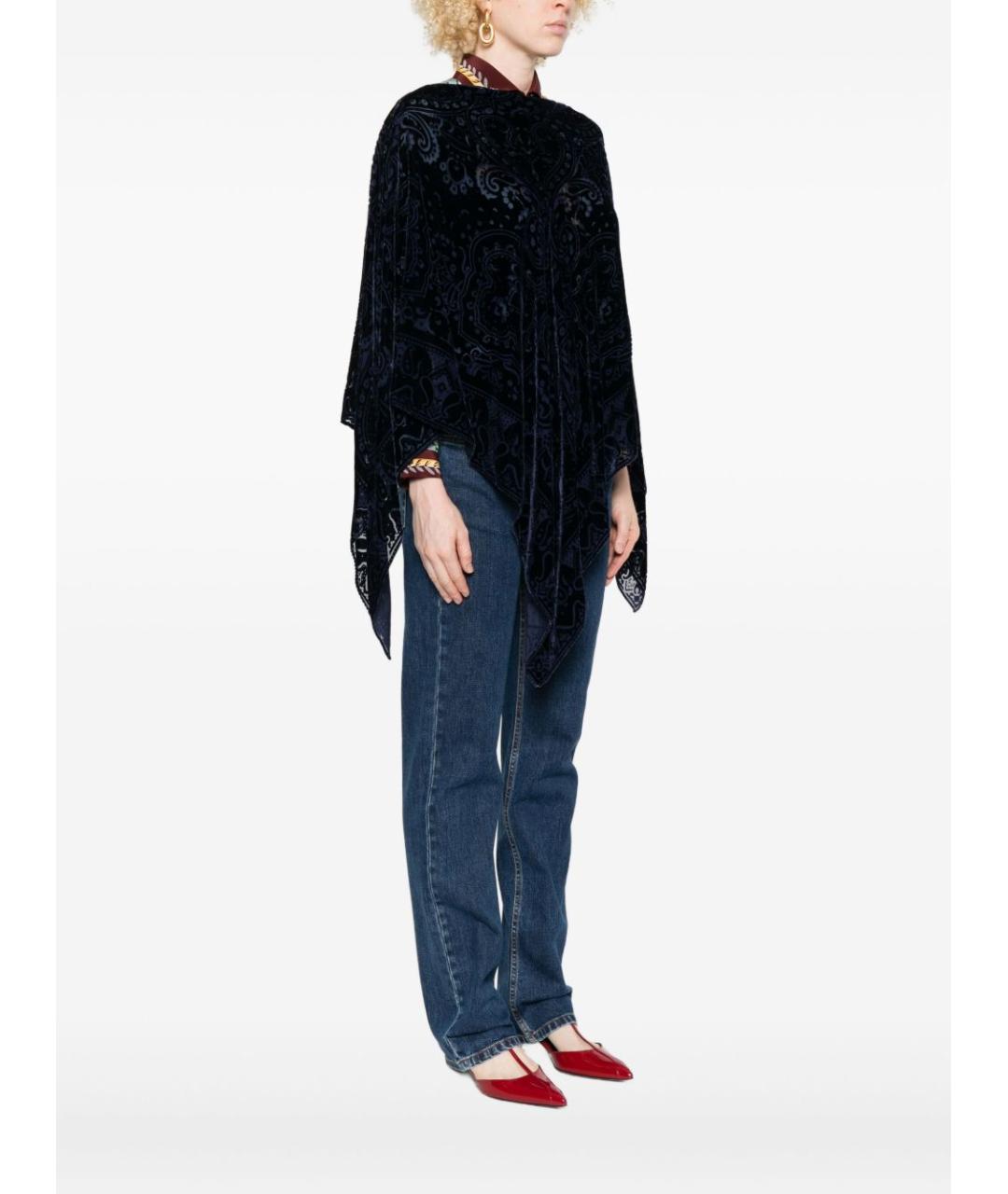 ETRO Синий шелковый джемпер / свитер, фото 3