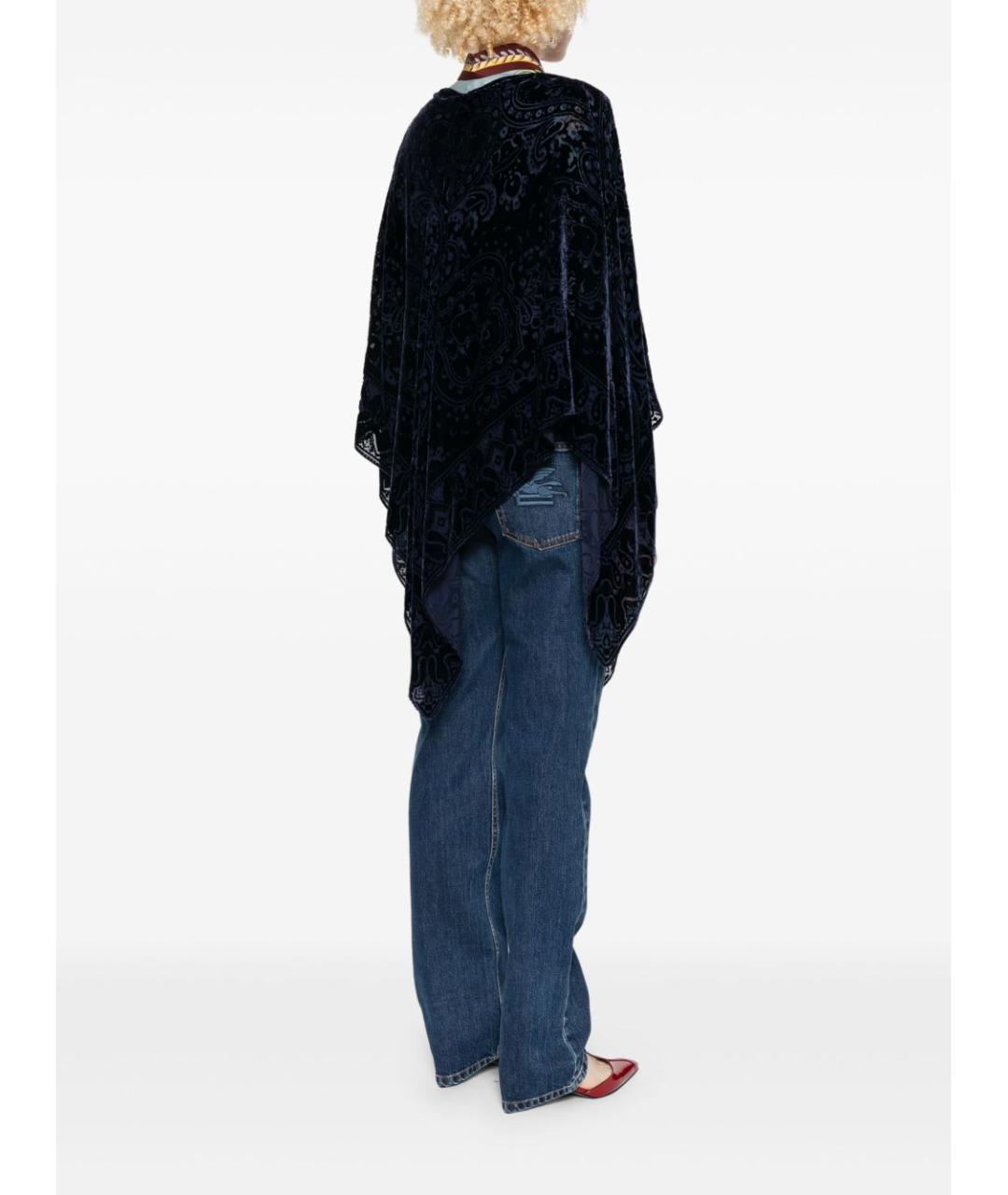 ETRO Синий шелковый джемпер / свитер, фото 5