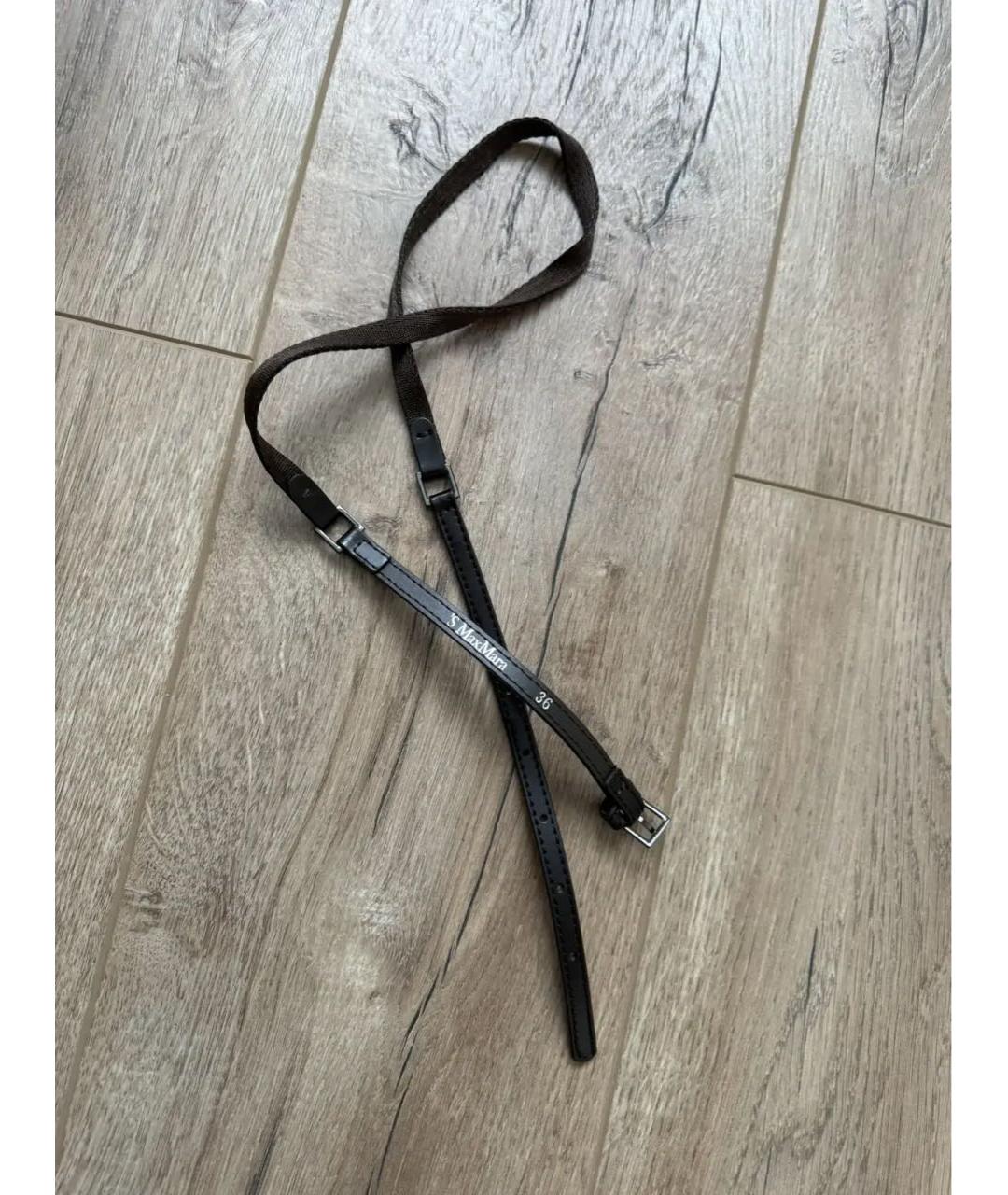 'S MAX MARA Коричневое полиэстеровое пальто, фото 7