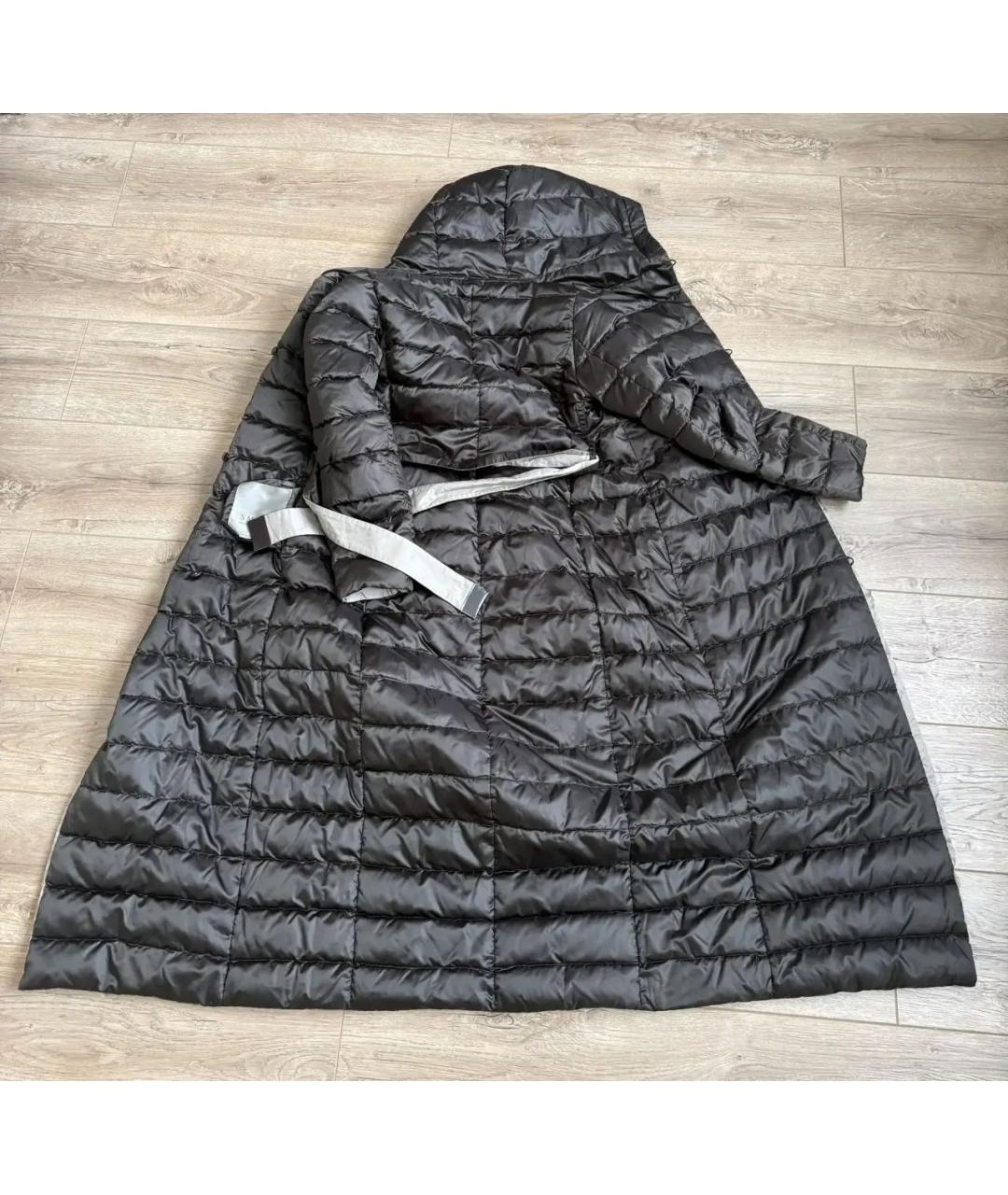 'S MAX MARA Коричневое полиэстеровое пальто, фото 5