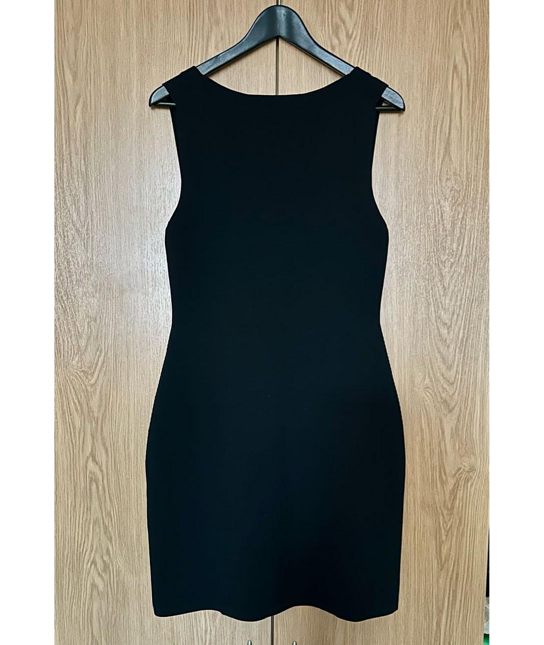 COS Черное вискозное коктейльное платье, фото 2