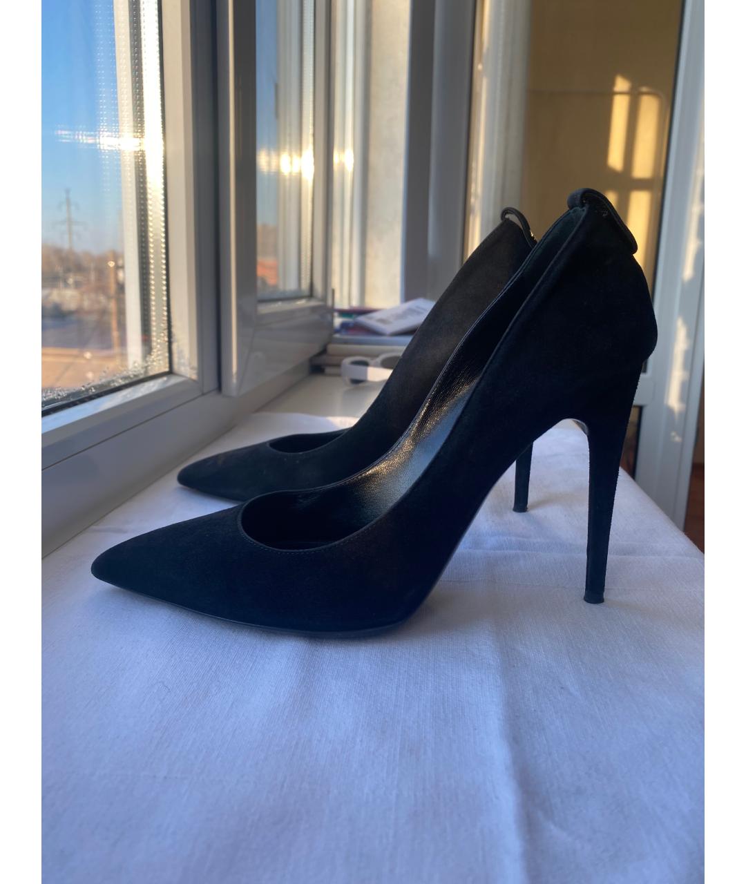 TOM FORD Черные замшевые туфли, фото 8