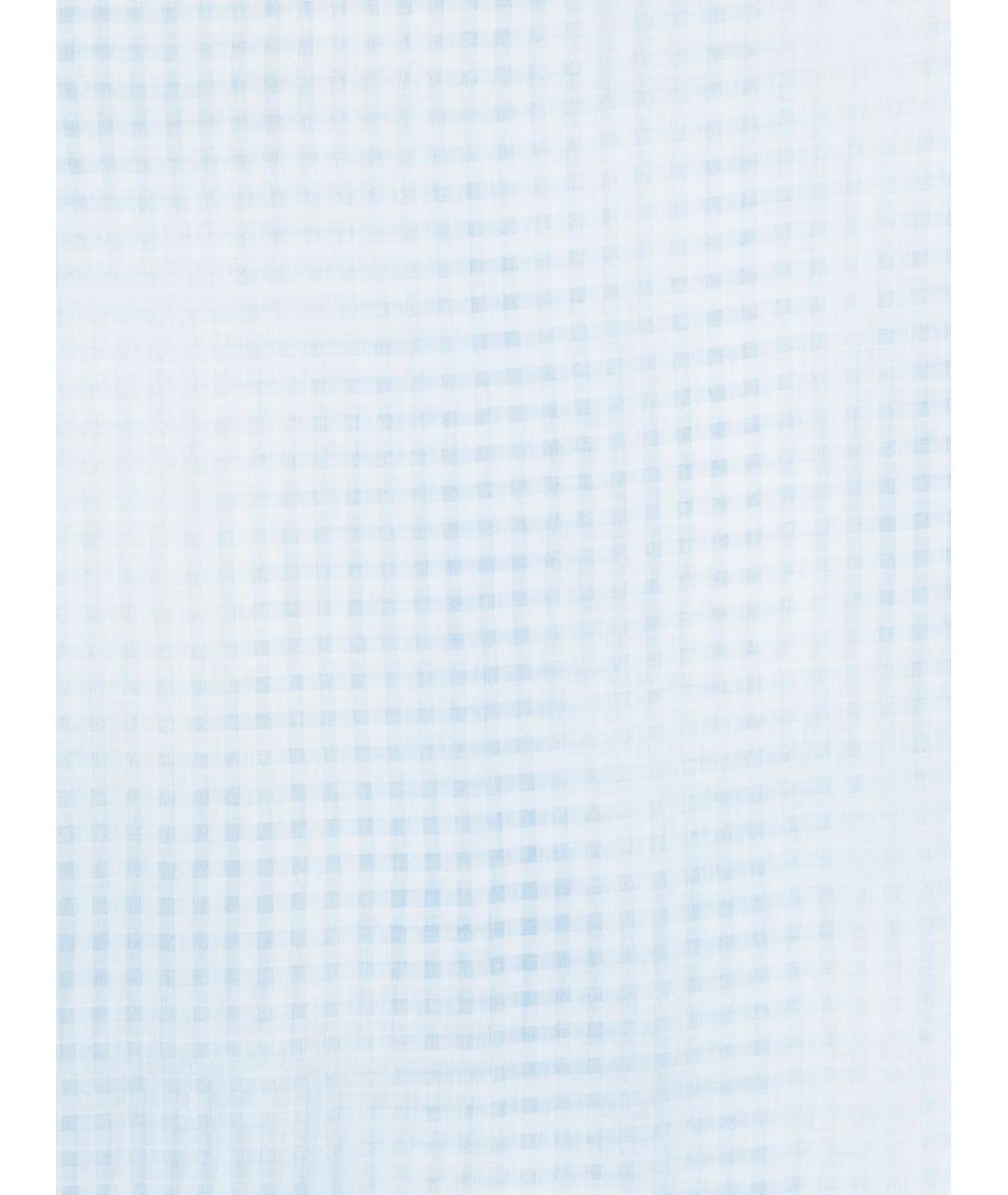 ERMANNO SCERVINO Голубой шелковый шарф, фото 2