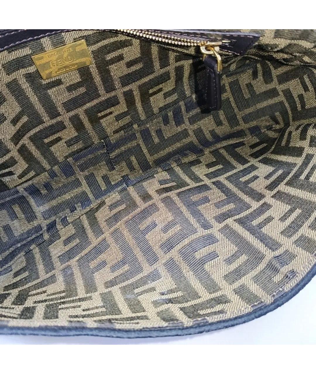 FENDI Коричневая сумка через плечо, фото 5