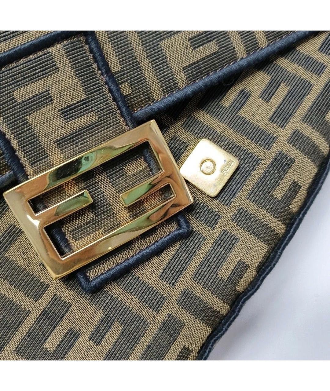 FENDI Коричневая сумка через плечо, фото 6