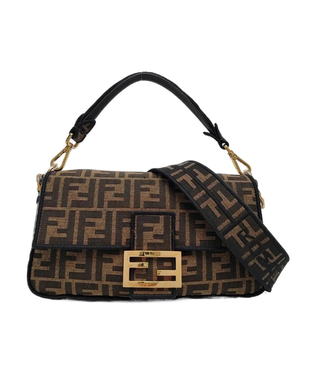 FENDI Коричневая сумка через плечо, фото 1