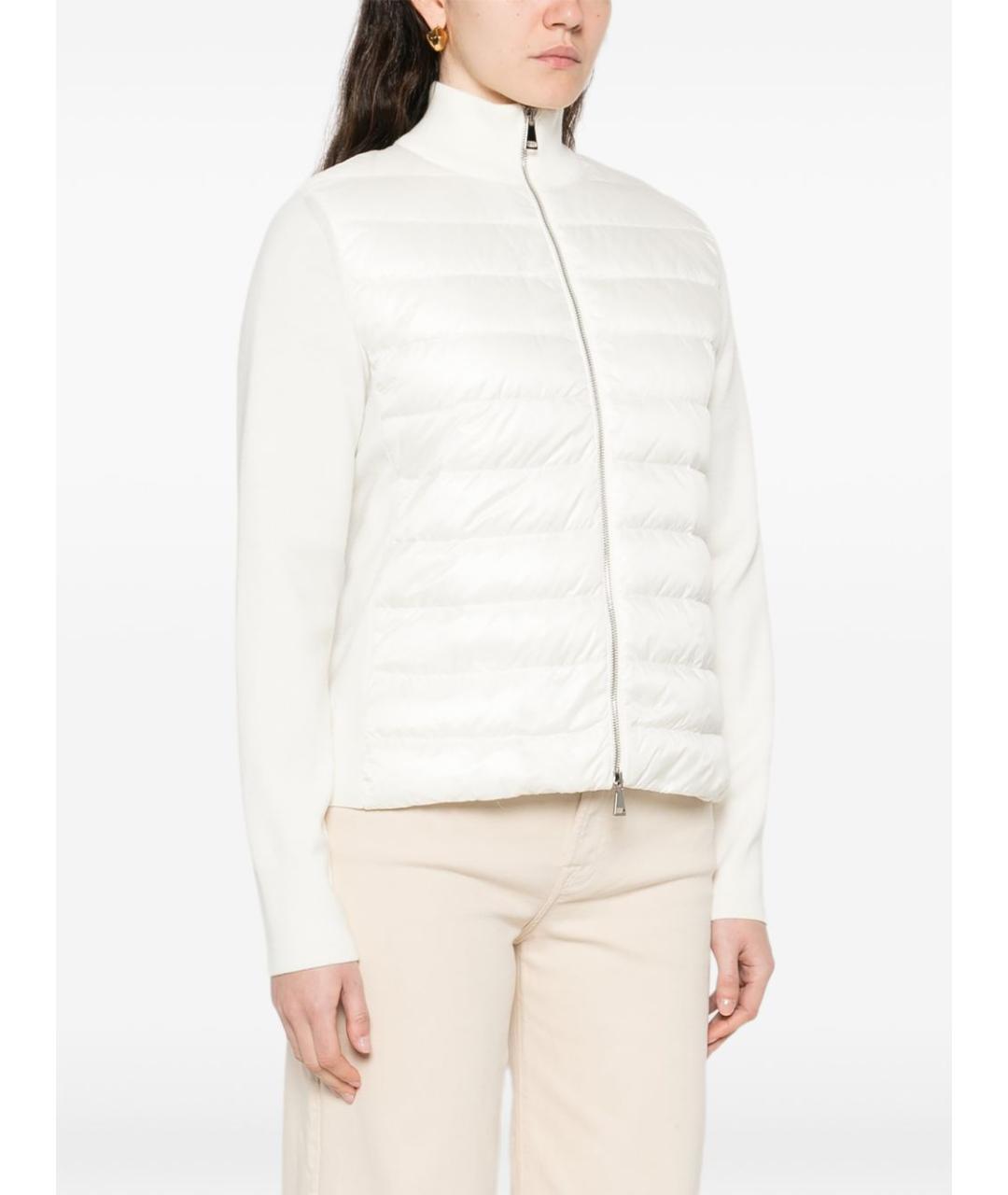 MONCLER Белая шерстяная куртка, фото 5