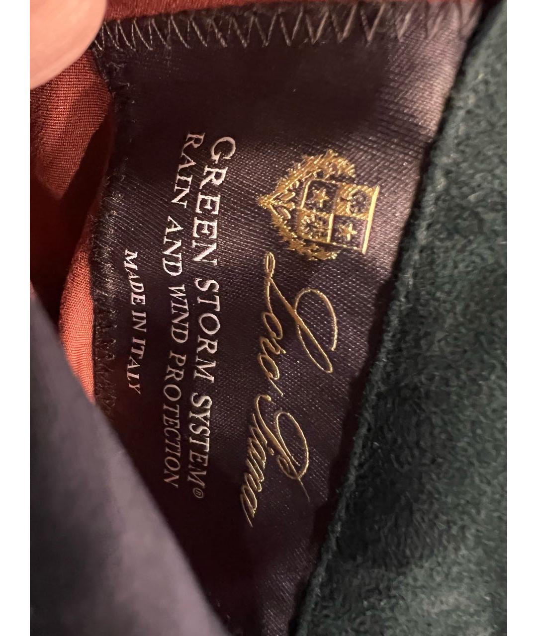 LORO PIANA Зеленая кашемировая куртка, фото 4