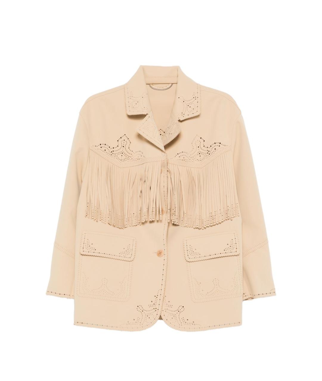 ERMANNO SCERVINO Бежевая куртка, фото 1