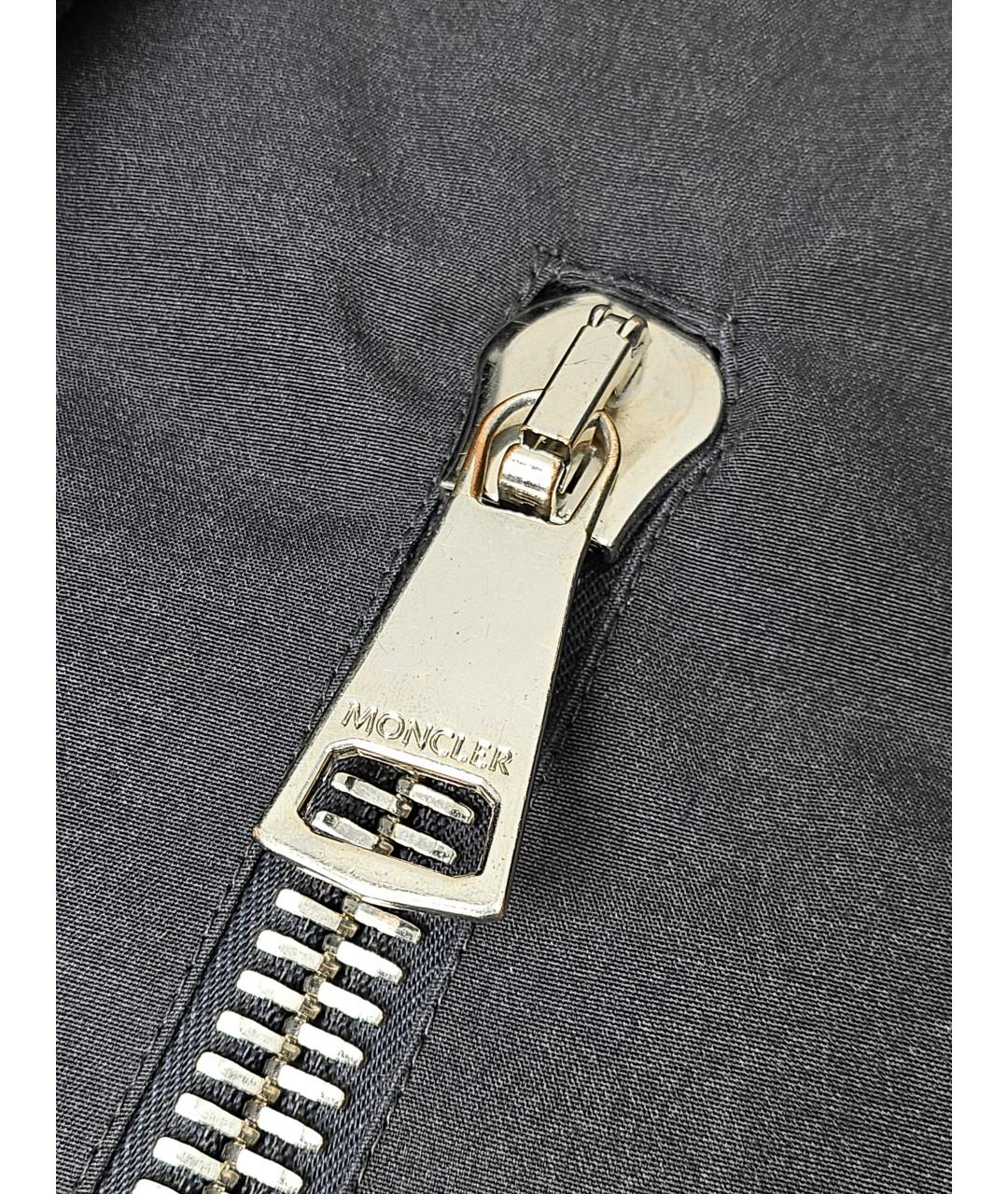 MONCLER Синий полиэстеровый пуховик, фото 5