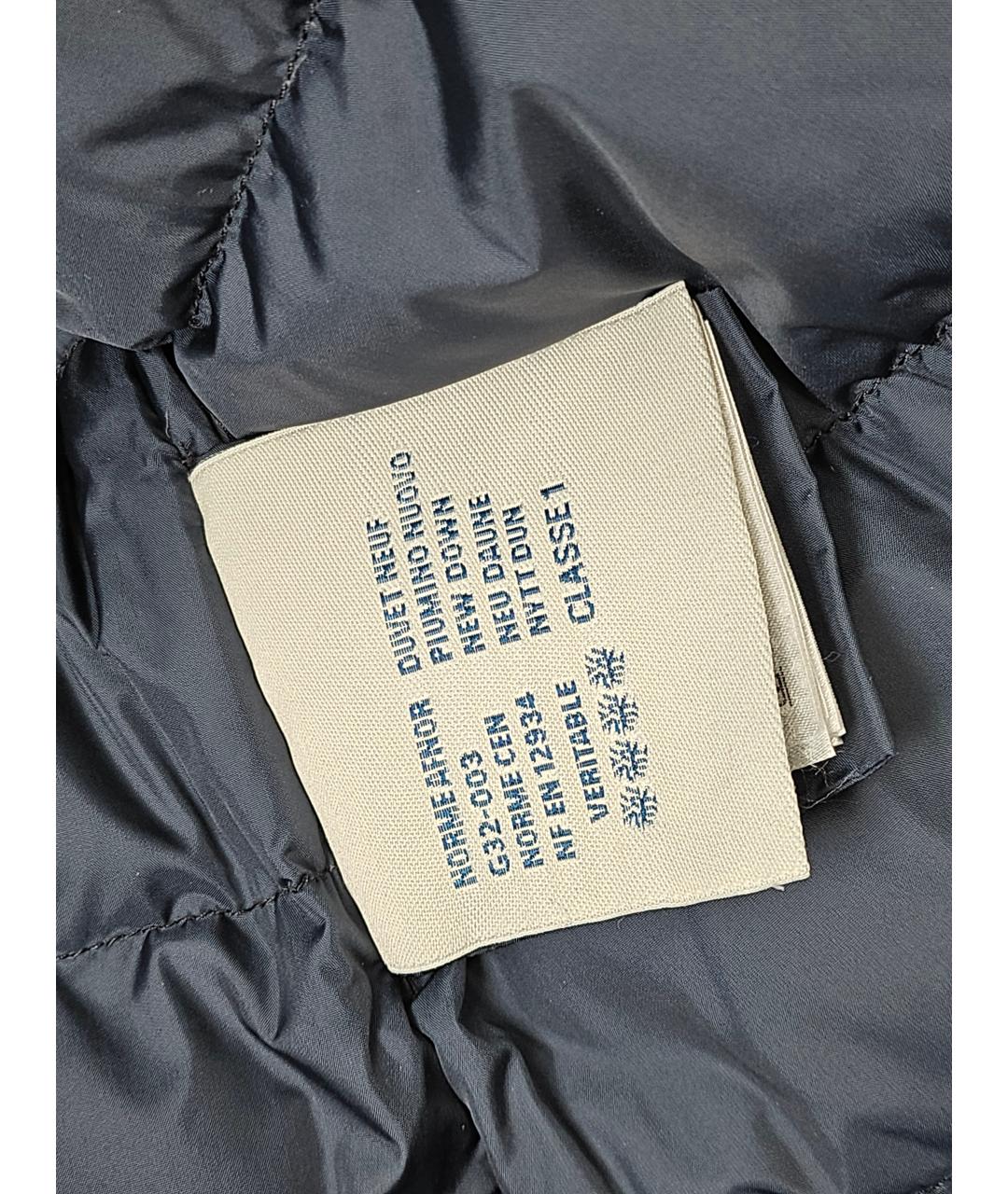 MONCLER Синий полиэстеровый пуховик, фото 8