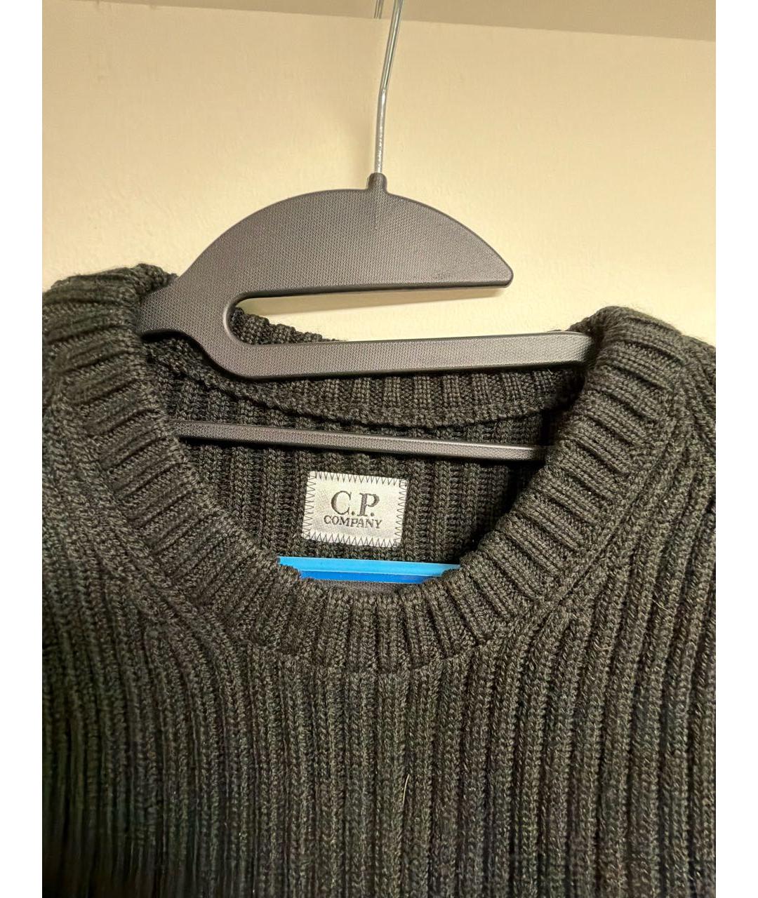 CP COMPANY Черный шерстяной джемпер / свитер, фото 3