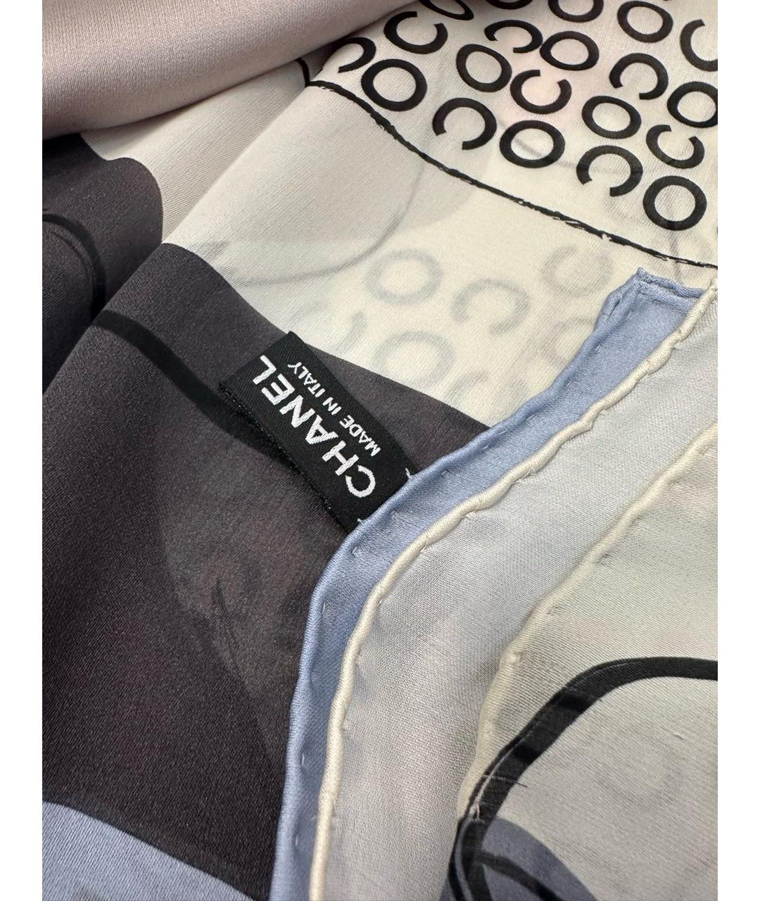 CHANEL Мульти шелковый платок, фото 3