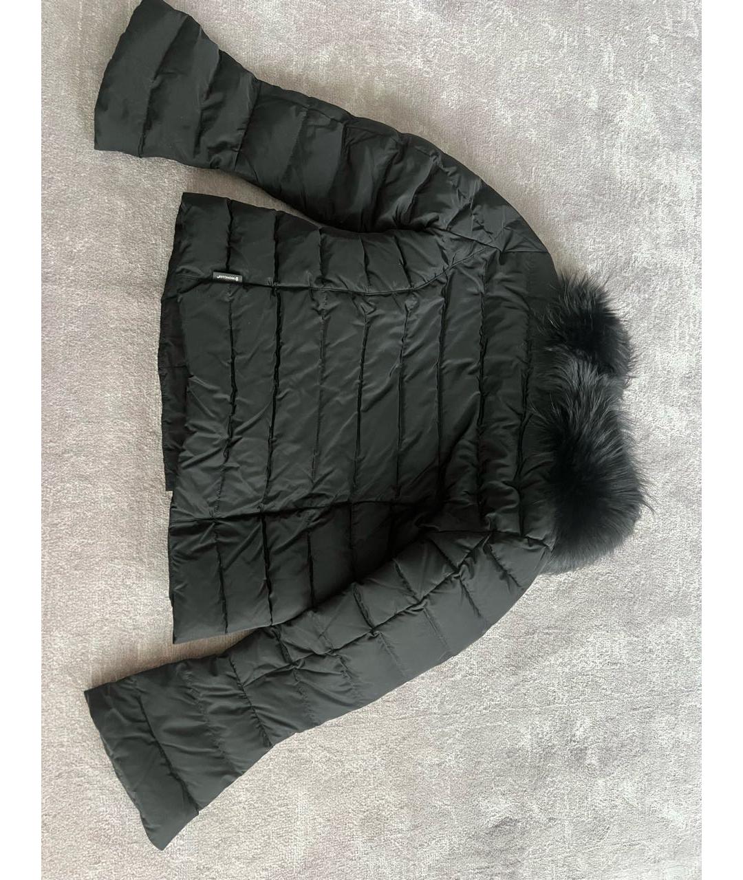 MONCLER Черный пуховик, фото 2