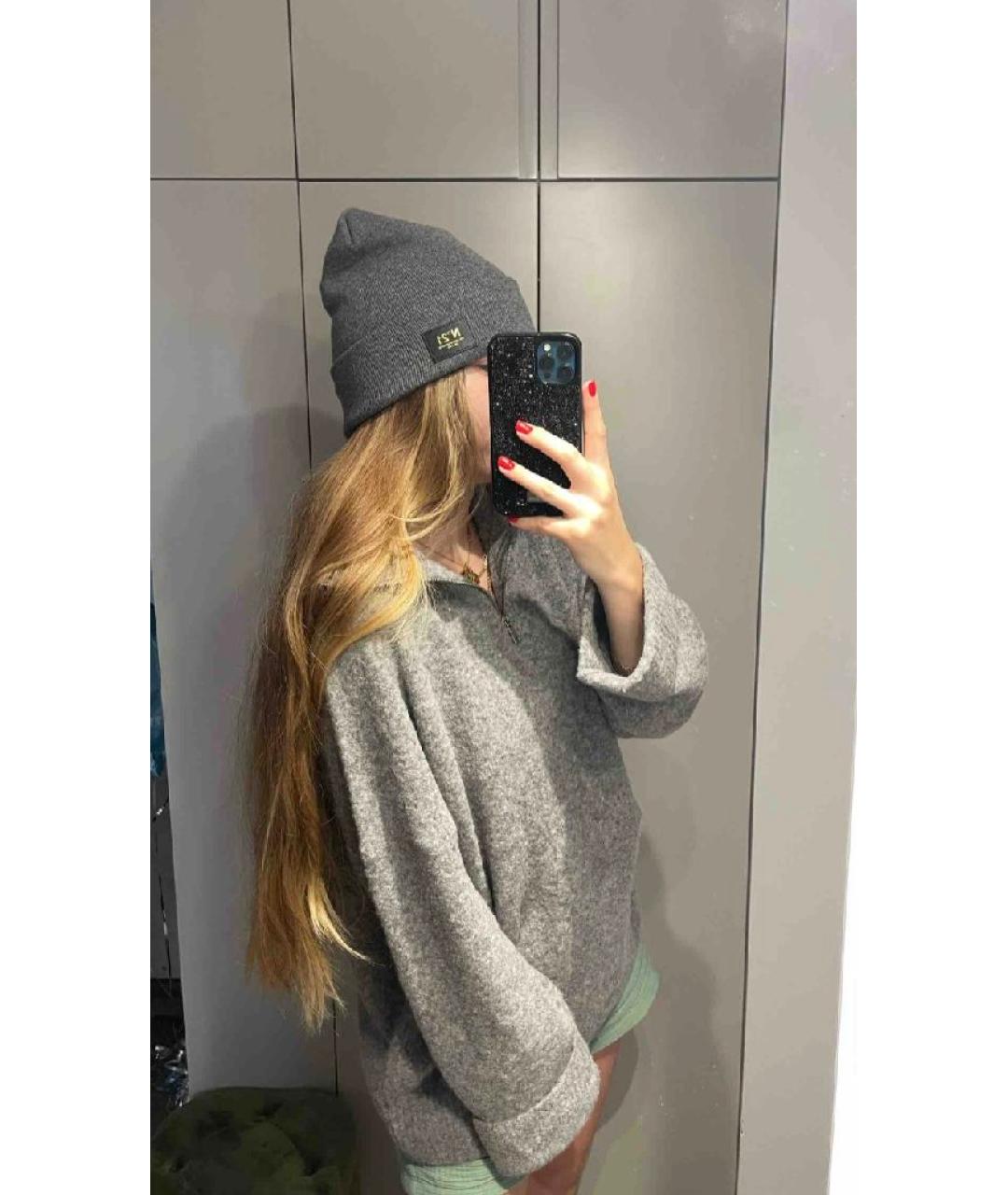 NO. 21 Серая шерстяная шапка, фото 7