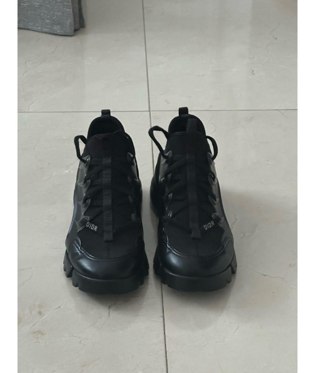 CHRISTIAN DIOR Черные кожаные кроссовки, фото 2