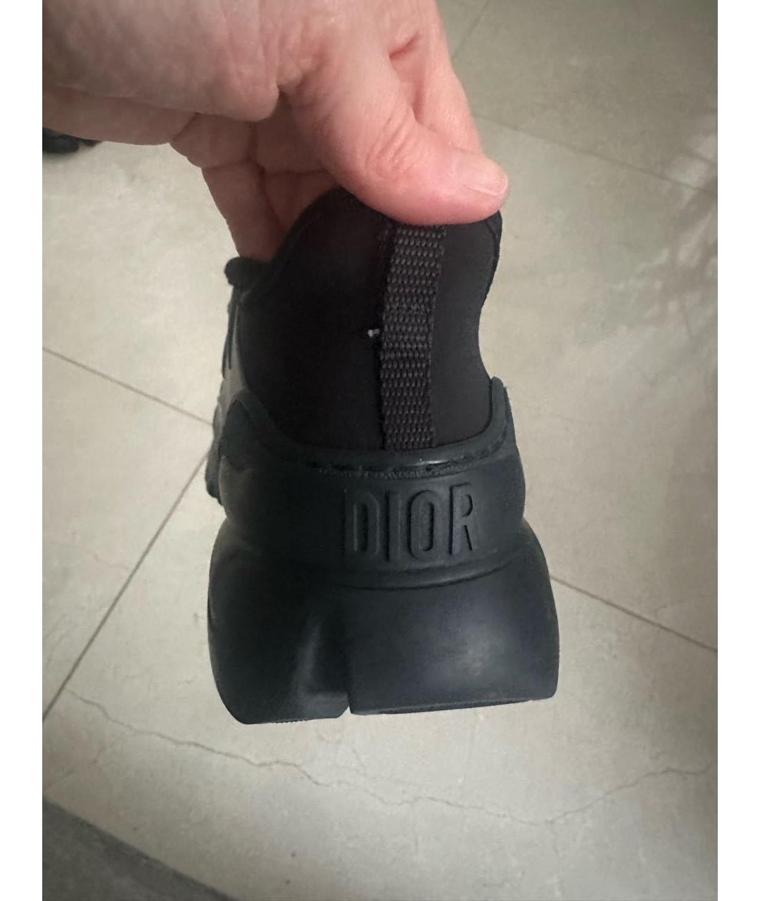 CHRISTIAN DIOR Черные кожаные кроссовки, фото 6