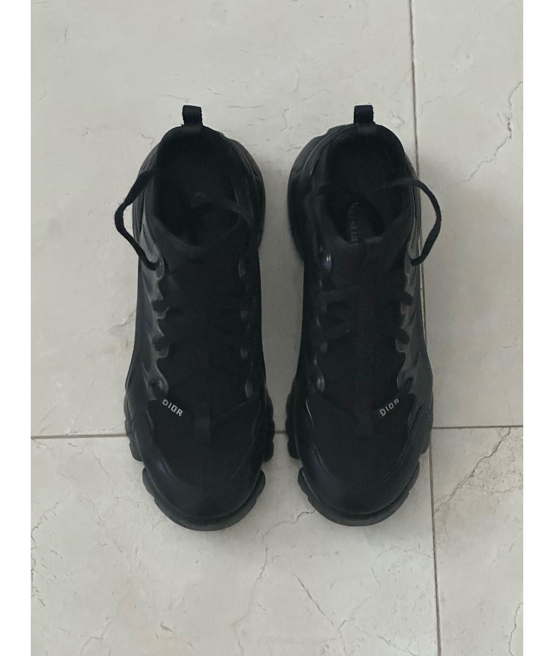 CHRISTIAN DIOR Черные кожаные кроссовки, фото 3