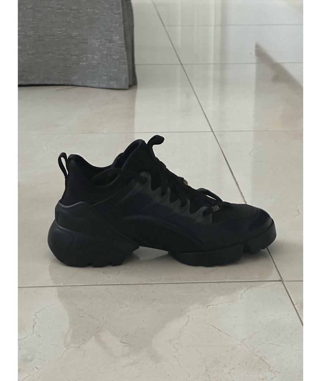 CHRISTIAN DIOR Черные кожаные кроссовки, фото 8