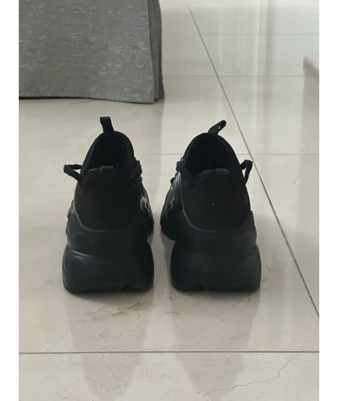 CHRISTIAN DIOR Черные кожаные кроссовки, фото 4