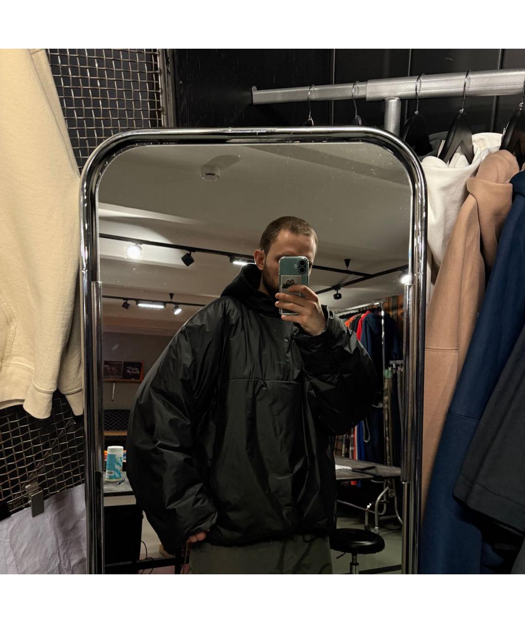 YEEZY Черная синтетическая куртка, фото 8