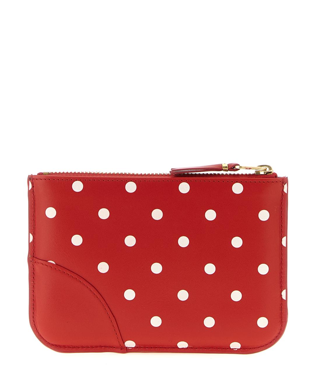 COMME DES GARÇONS Красный кожаный кардхолдер, фото 2