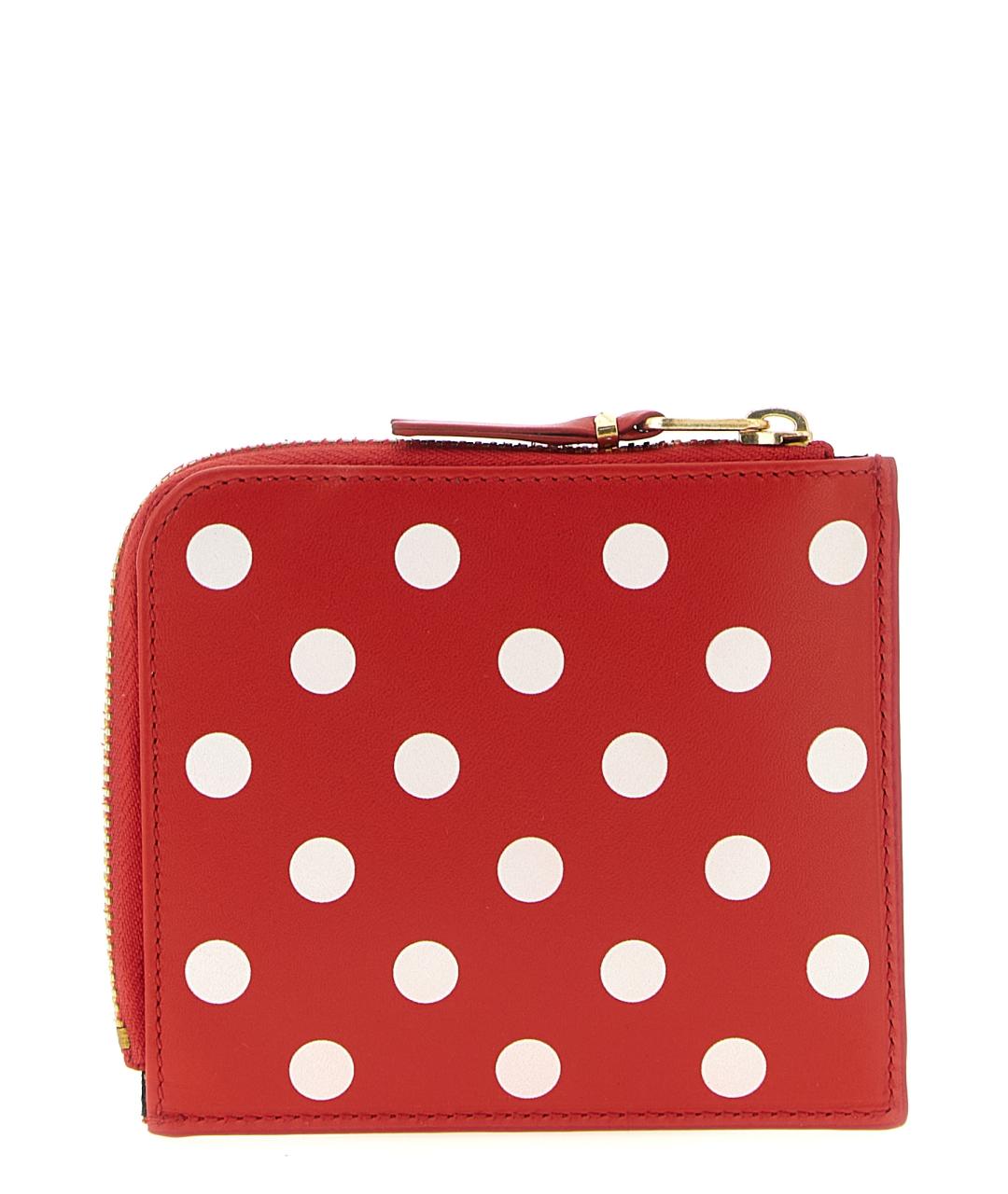 COMME DES GARÇONS Красный кожаный кошелек, фото 2
