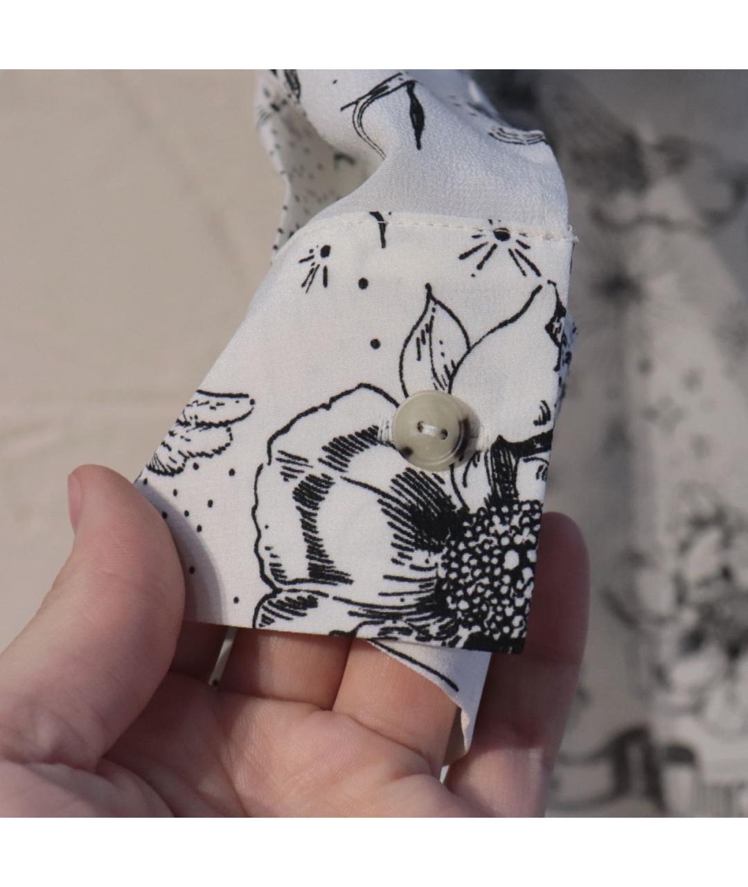 FALCONERI Белая шелковая блузы, фото 6