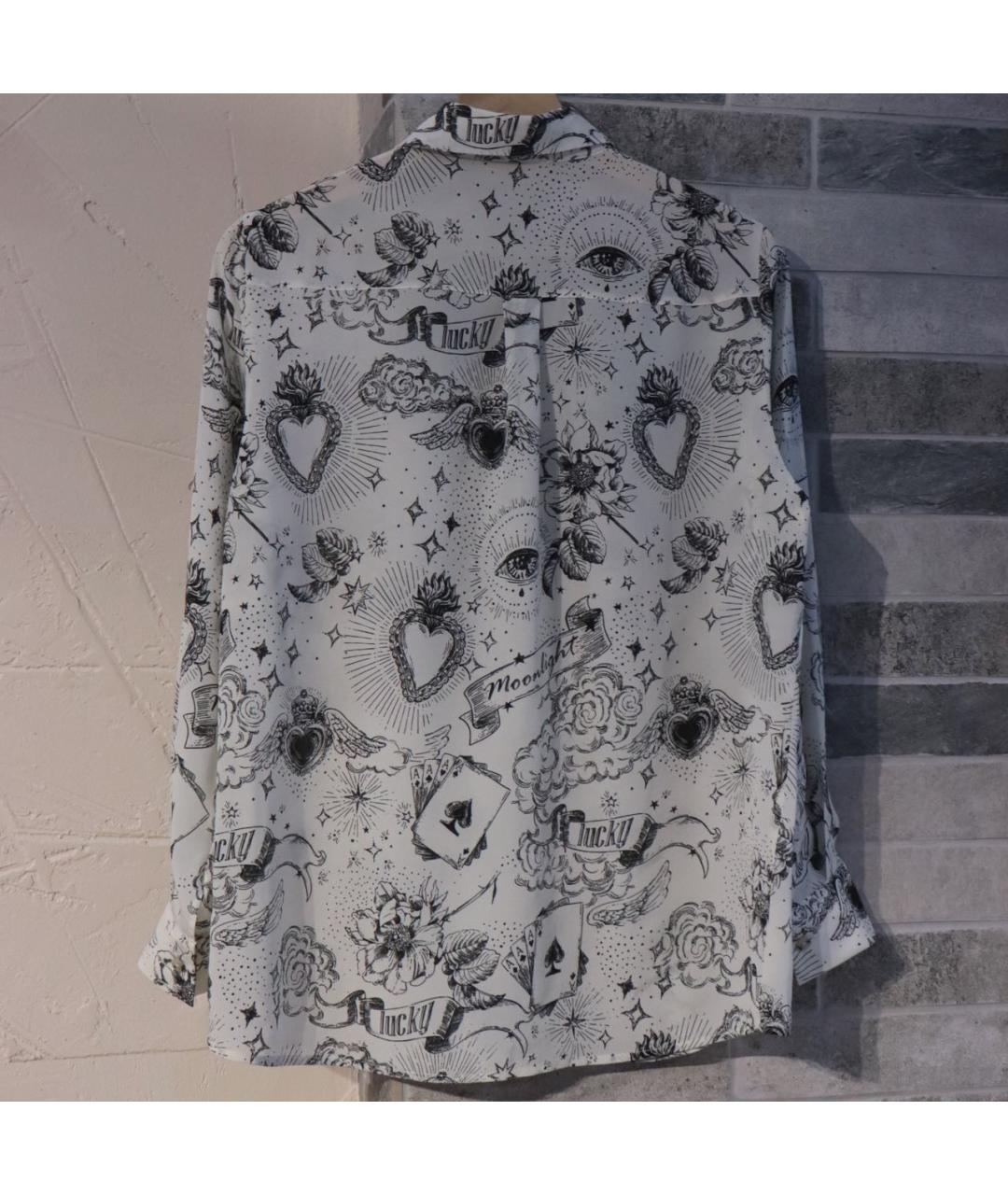 FALCONERI Белая шелковая блузы, фото 2